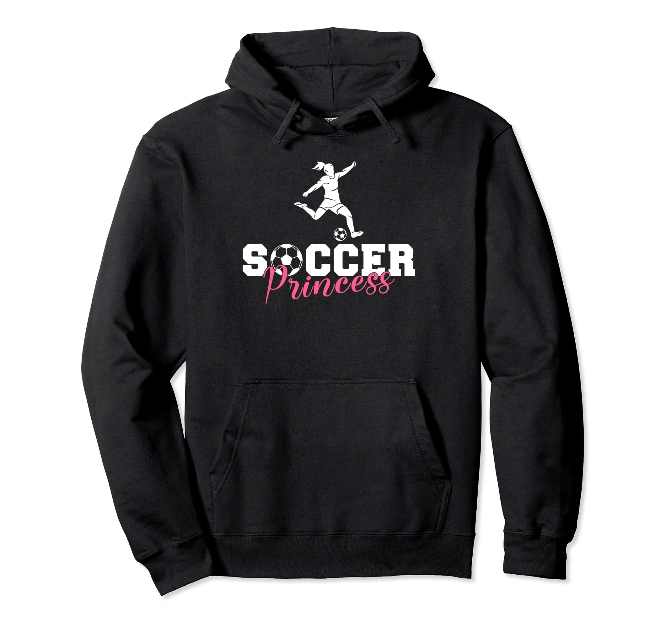 Soccer Soccer Princess Hoodie - Custom Art Print Men Women - T-Shirt, Sweatshirt, Hoodie