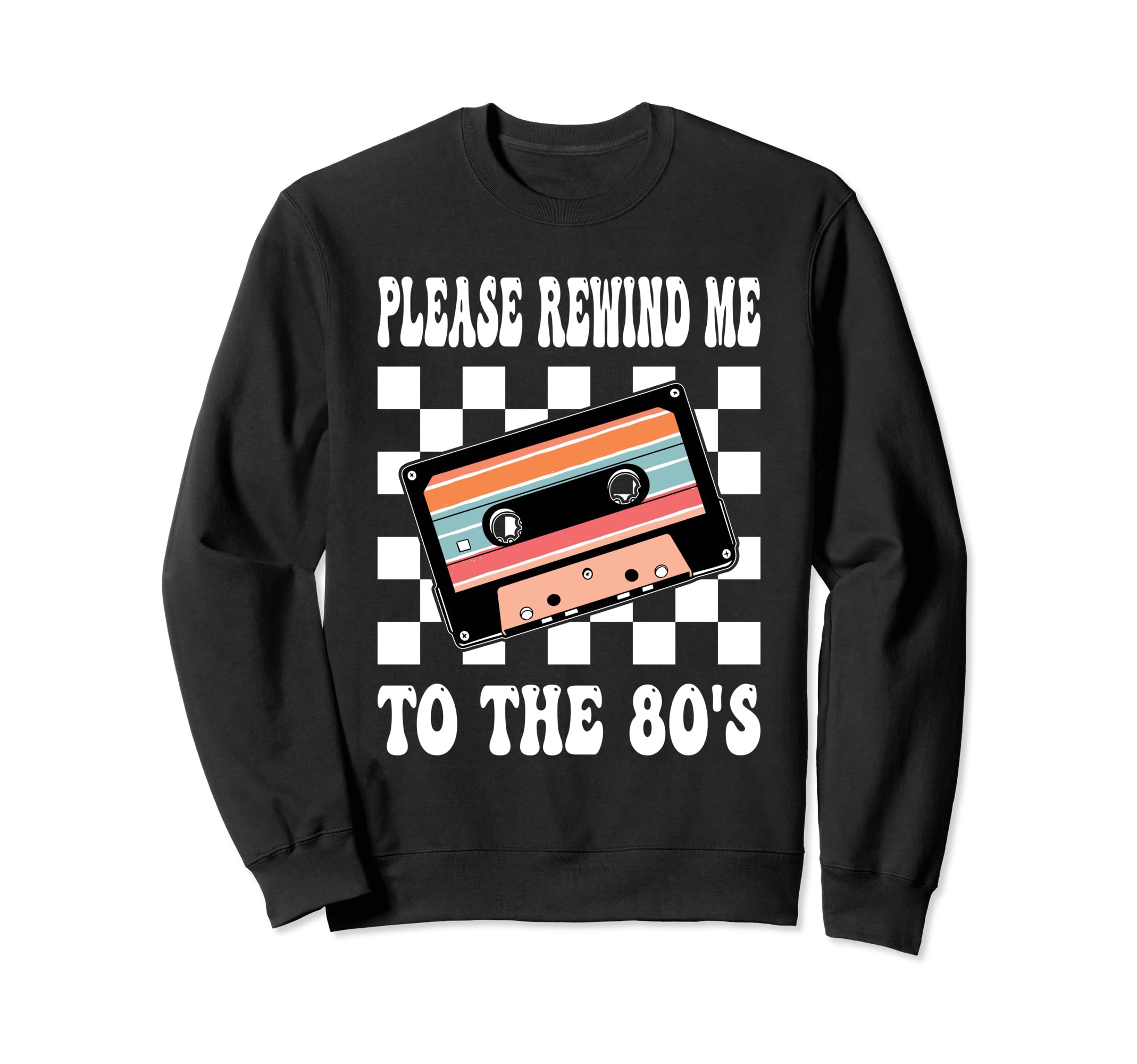 Mixtape 80 S Cassette Tape Sweatshirt - Aesthetic Graphic Men Women - T-Shirt, Sweatshirt, Hoodie