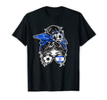 Messy Bun Hair Israeli Soccer T-Shirt - Casual Everyday Wear for Adults - T-Shirt, Sweatshirt, Hoodie