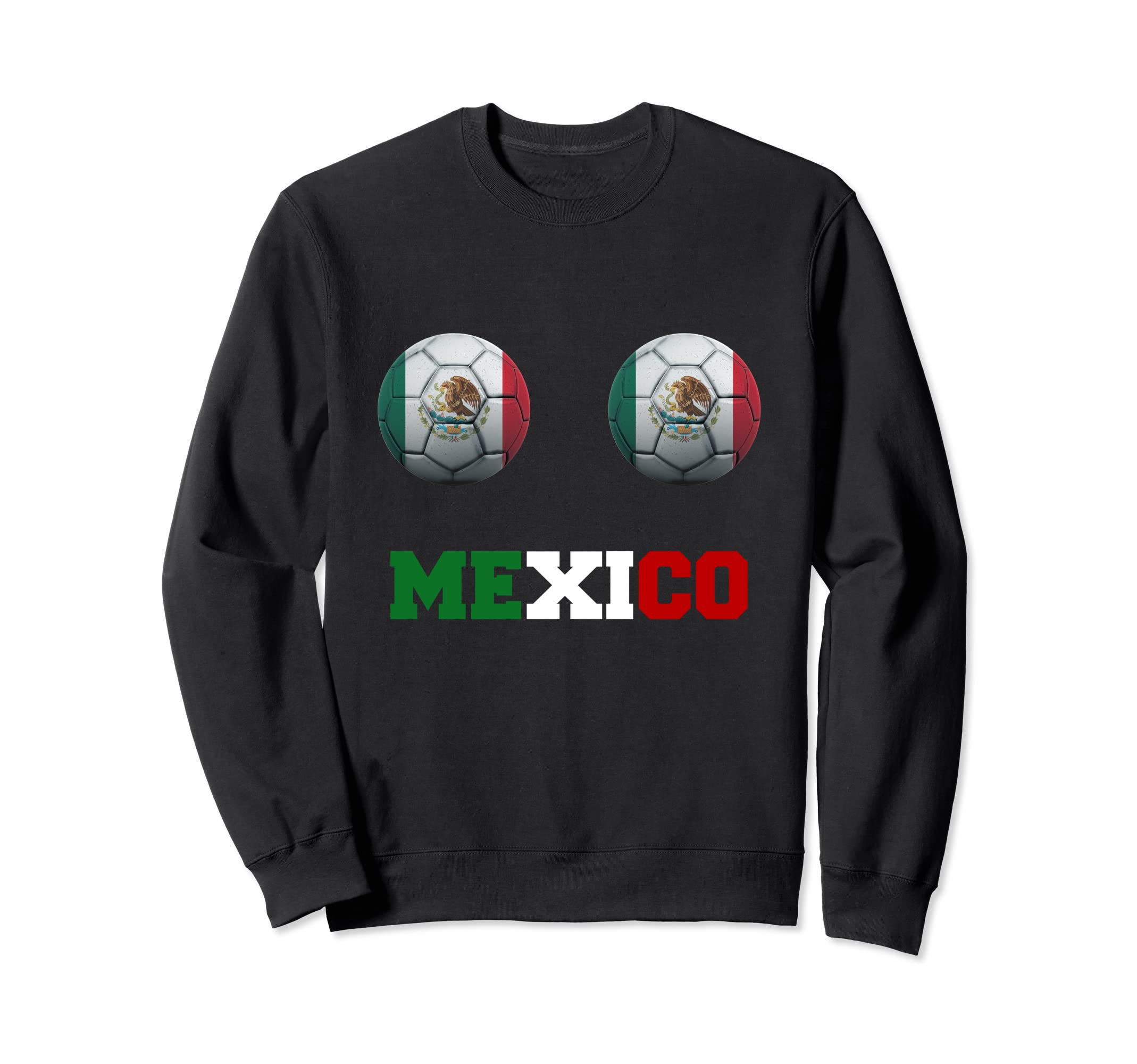 Mexico Soccer Funny Boobs Soccer Sweatshirt - Aesthetic Graphic Unisex - T-Shirt, Sweatshirt, Hoodie