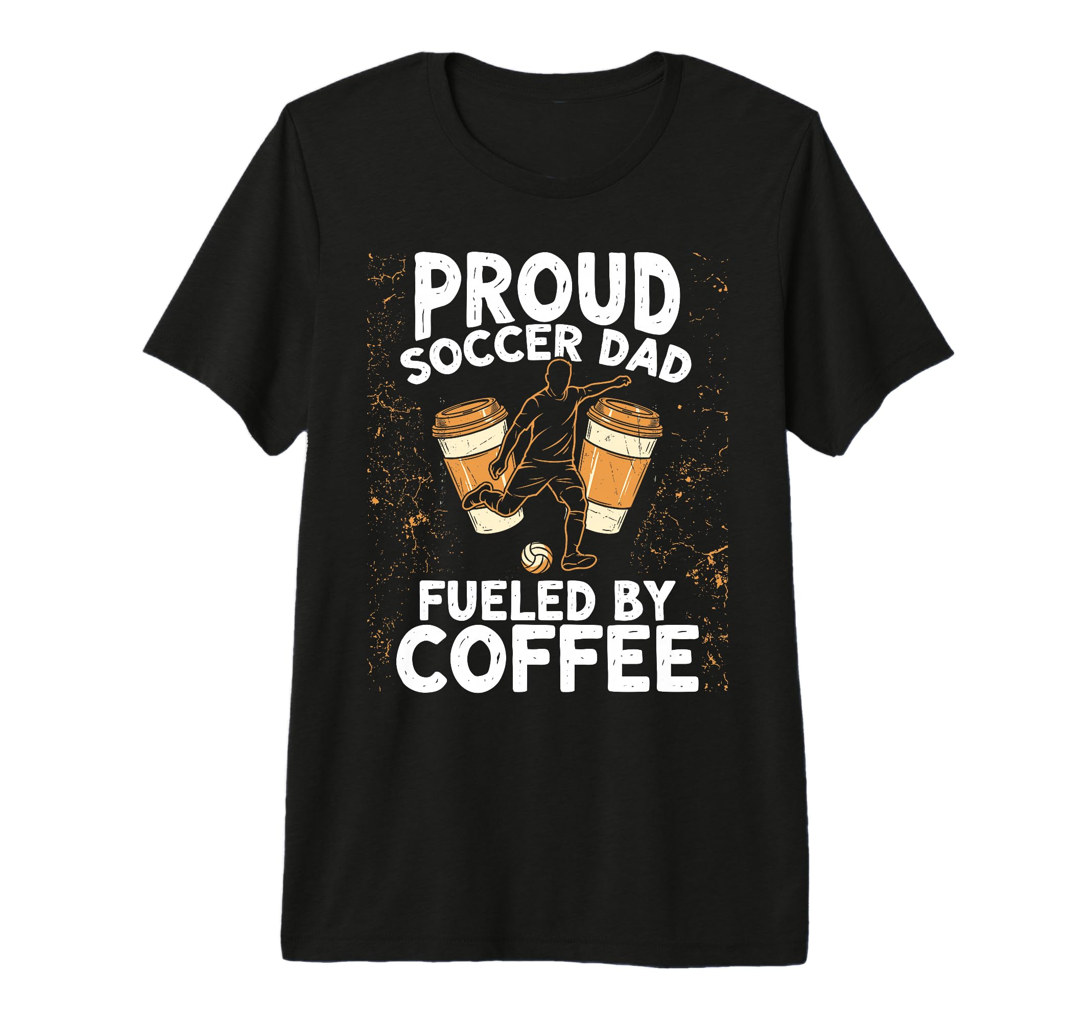 Soccer Dad Fueled Coffee Tri Blend T-Shirt - Fun Novelty Design for Adults - T-Shirt, Sweatshirt, Hoodie