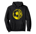 Sport Athlete Games Coach Soccer Fun Hoodie - Minimalist Print Men Women - T-Shirt, Sweatshirt, Hoodie