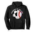 Grandma Ballers Funny Soccer Baseball Hoodie - Novelty Apparel Men Women - T-Shirt, Sweatshirt, Hoodie