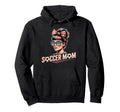 Patriotic Soccer Mom American Flag Hoodie - Custom Art Print for Adults - T-Shirt, Sweatshirt, Hoodie