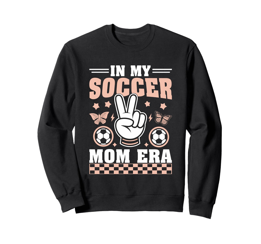 My Soccer Mom Era Football Butterflies Sweatshirt - Graphic Print Men Women - T-Shirt, Sweatshirt, Hoodie