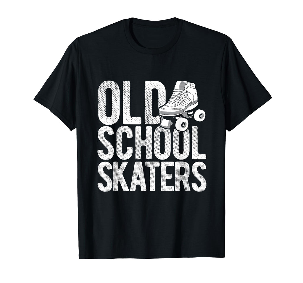 Roller Skates Old School Funky 70S 80S T-Shirt - Custom Art Print Unisex - T-Shirt, Sweatshirt, Hoodie