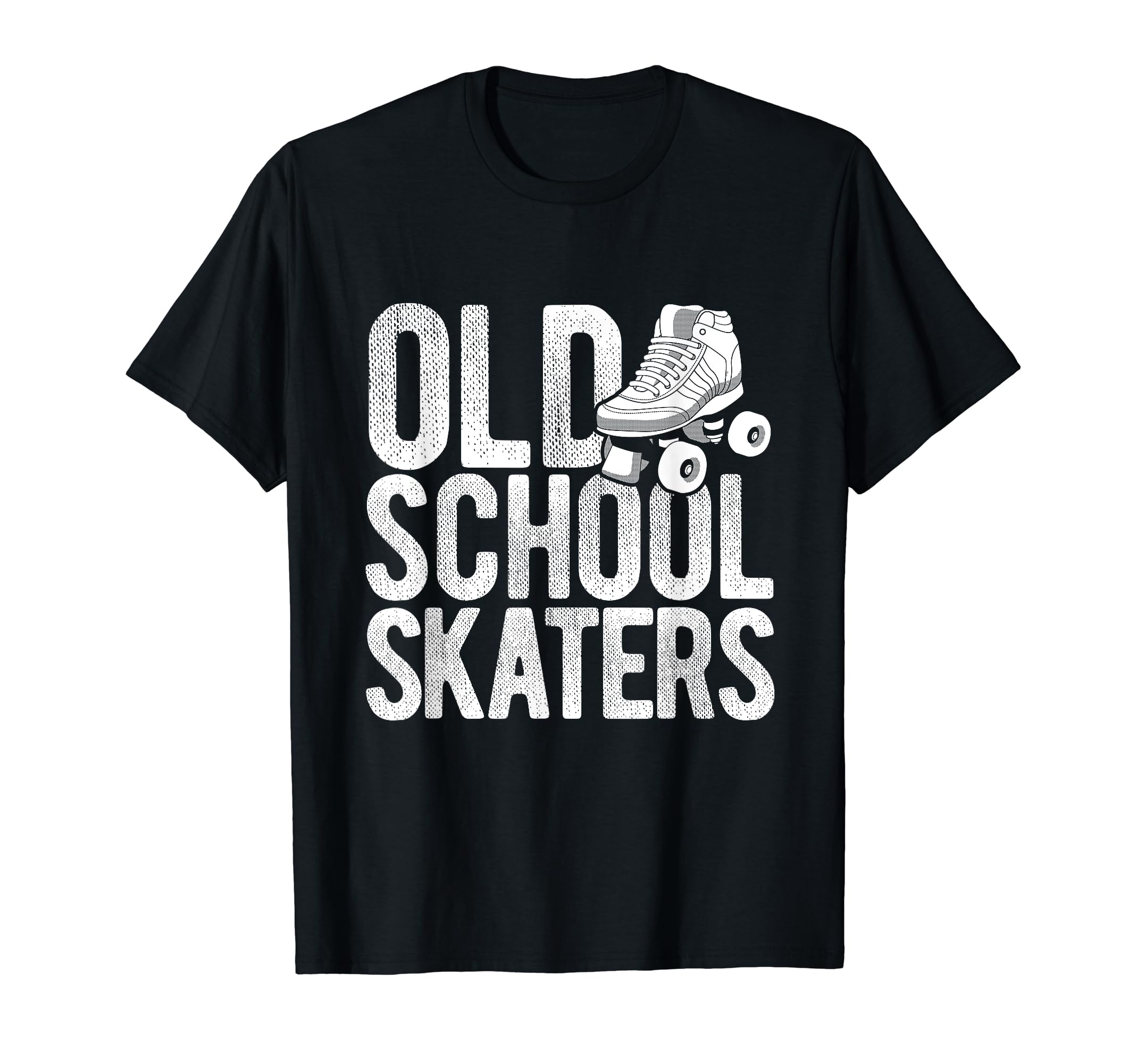 Roller Skates Old School Funky 70S 80S T-Shirt - Custom Art Print Unisex - T-Shirt, Sweatshirt, Hoodie