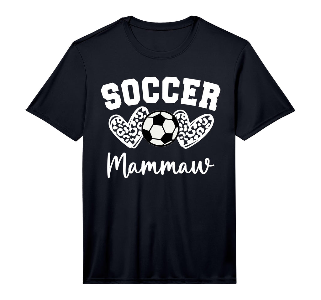 Soccer Mammaw Matching Family Soccer T-Shirt - Aesthetic Graphic Unisex - T-Shirt, Sweatshirt, Hoodie