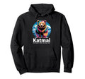 Bear Katmai National Park Usa Alaska Hoodie - Graphic Print Men Women - T-Shirt, Sweatshirt, Hoodie