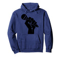 Mic Raise Old School Hip Hop Microphone Hoodie - Graphic Print Men Women - T-Shirt, Sweatshirt, Hoodie