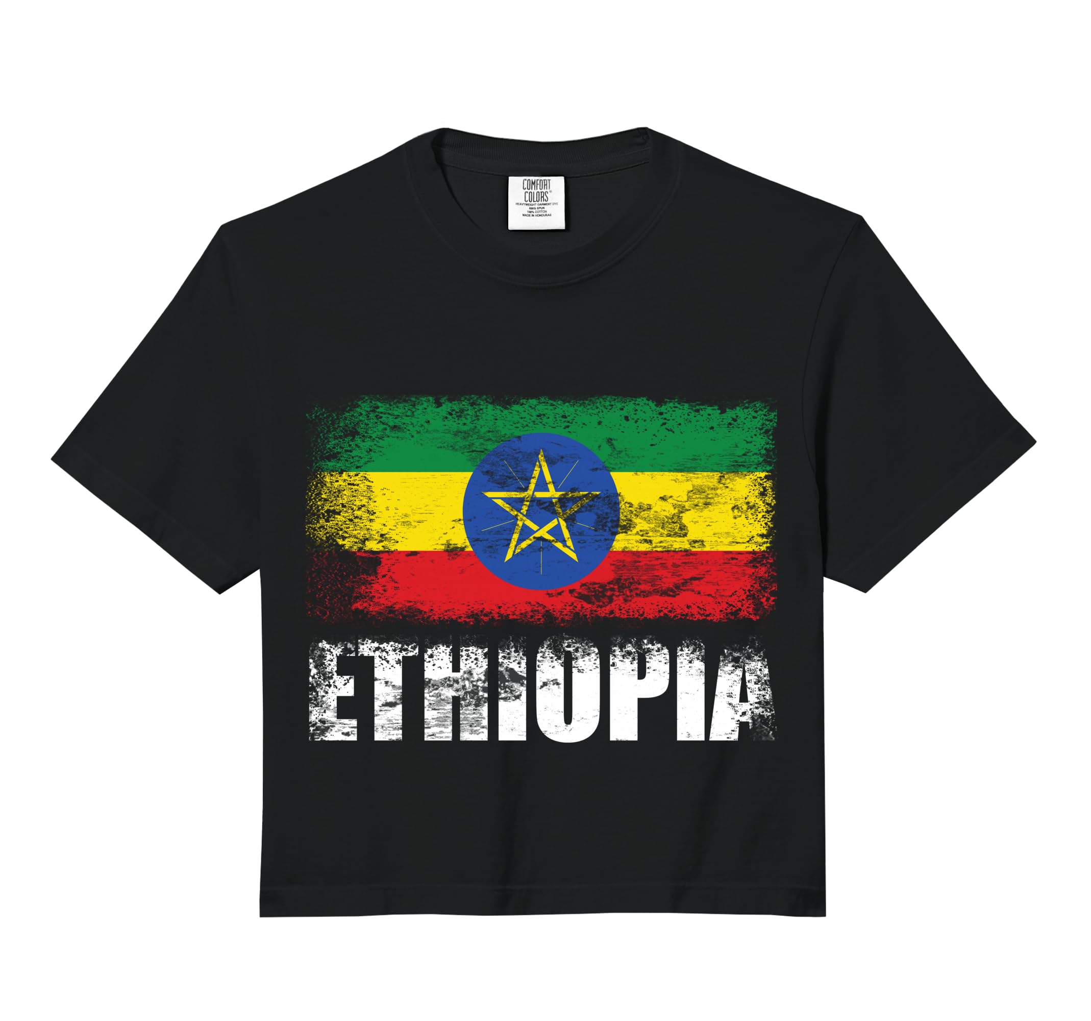 Ethiopia Flag Ethiopian Flag Hood Hoodie - Trendy Graphic for Adults - T-Shirt, Sweatshirt, Hoodie