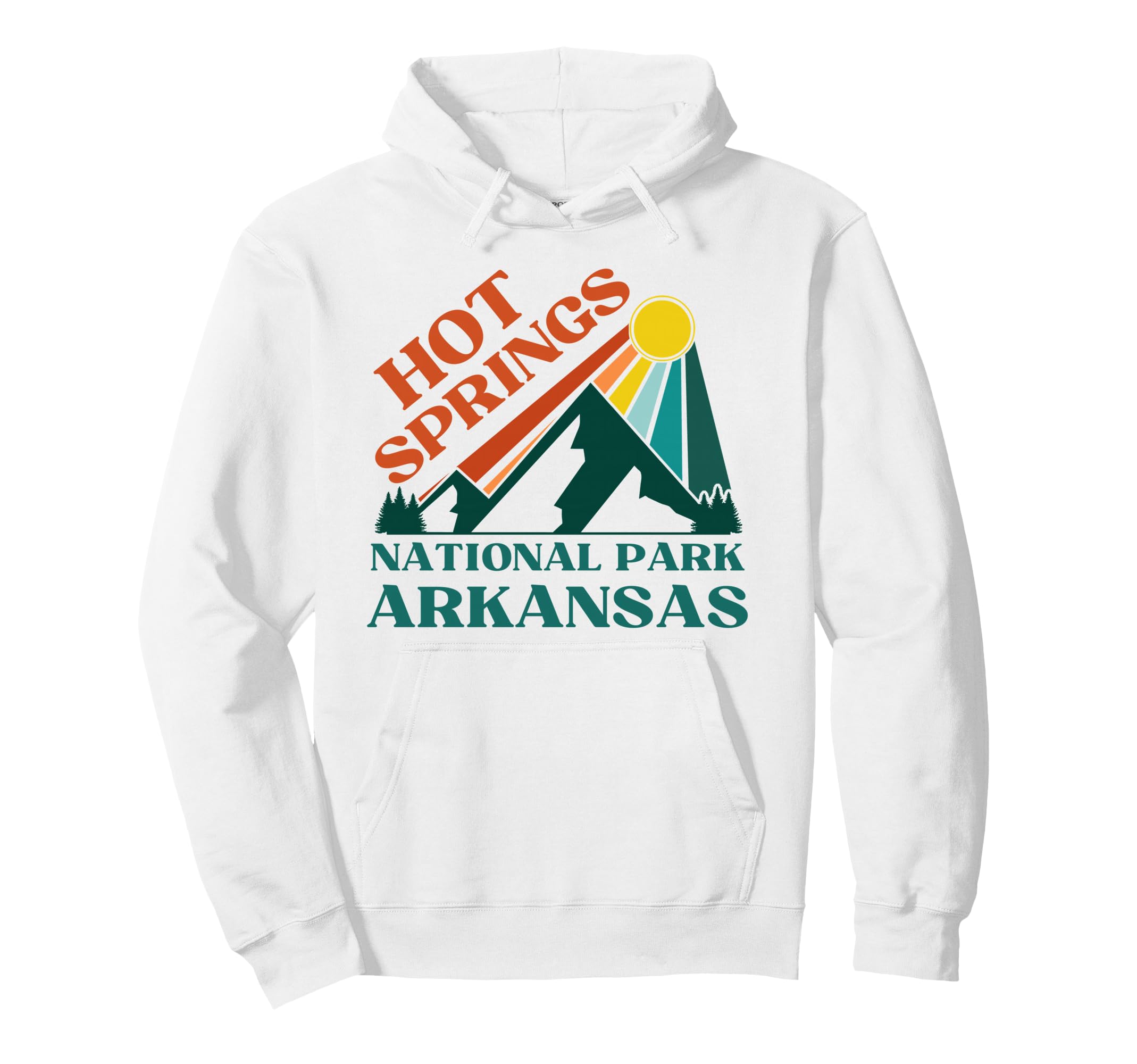 Hot Springs National Park Arkansas Sweatshirt - Graphic Print for Adults - T-Shirt, Sweatshirt, Hoodie