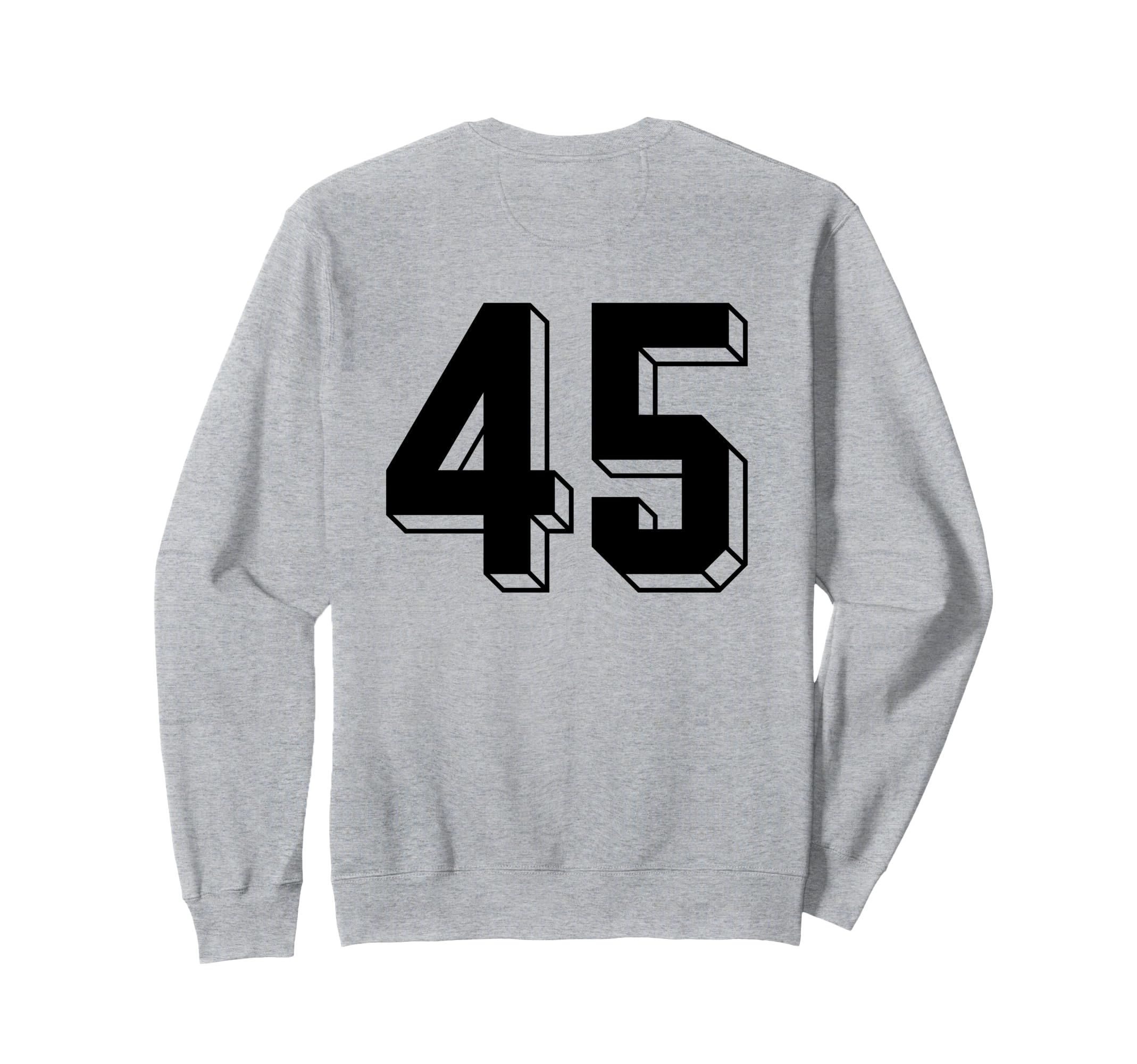 Number 45 Backside 80S 90S Team Sweatshirt - Minimalist Print Men Women - T-Shirt, Sweatshirt, Hoodie