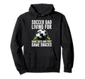 Living Game Days And Post Game Snacks Hoodie - Casual Everyday Wear Unisex - T-Shirt, Sweatshirt, Hoodie