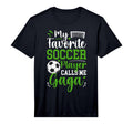 Mens My Favorite Soccer Player Calls T-Shirt - Custom Art Print Men Women - T-Shirt, Sweatshirt, Hoodie