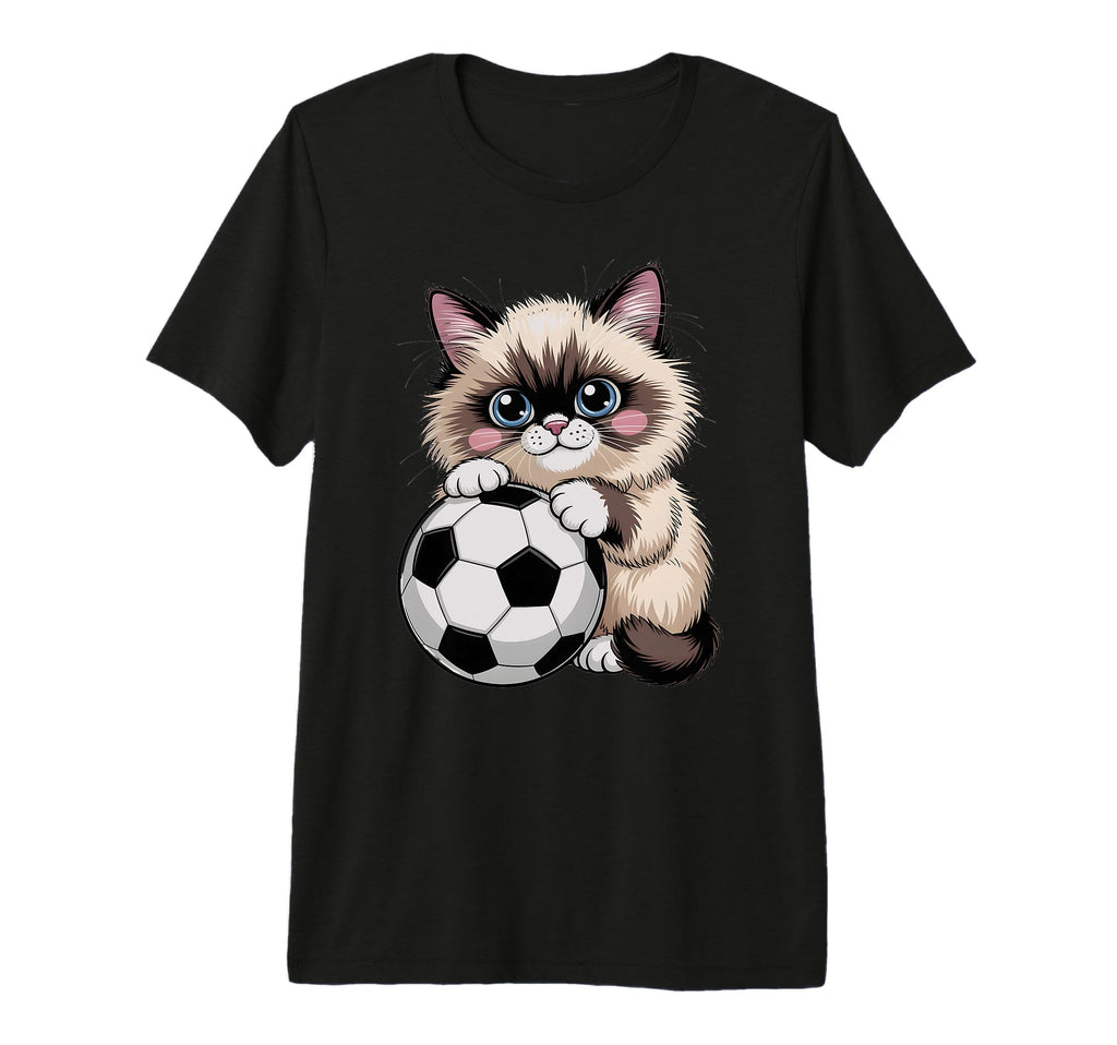 Kawaii Soccer Birman Just Who Loves T-Shirt - Novelty Apparel for Adults - T-Shirt, Sweatshirt, Hoodie