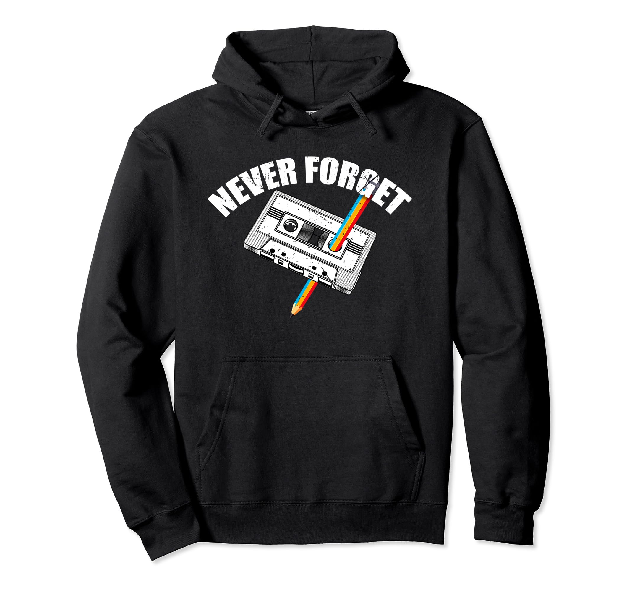 Cassette Tape 80S Old School Hoodie - Custom Art Print Unisex - T-Shirt, Sweatshirt, Hoodie