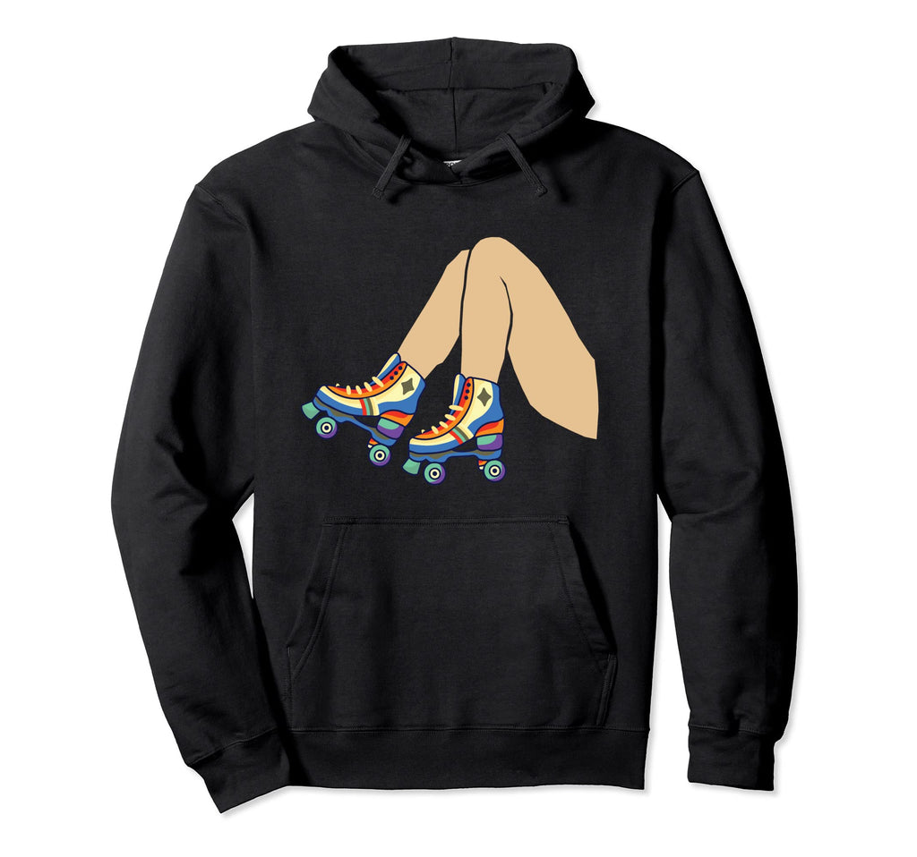 Roller Skates Roller Skating Inline Hoodie - Aesthetic Graphic Men Women - T-Shirt, Sweatshirt, Hoodie