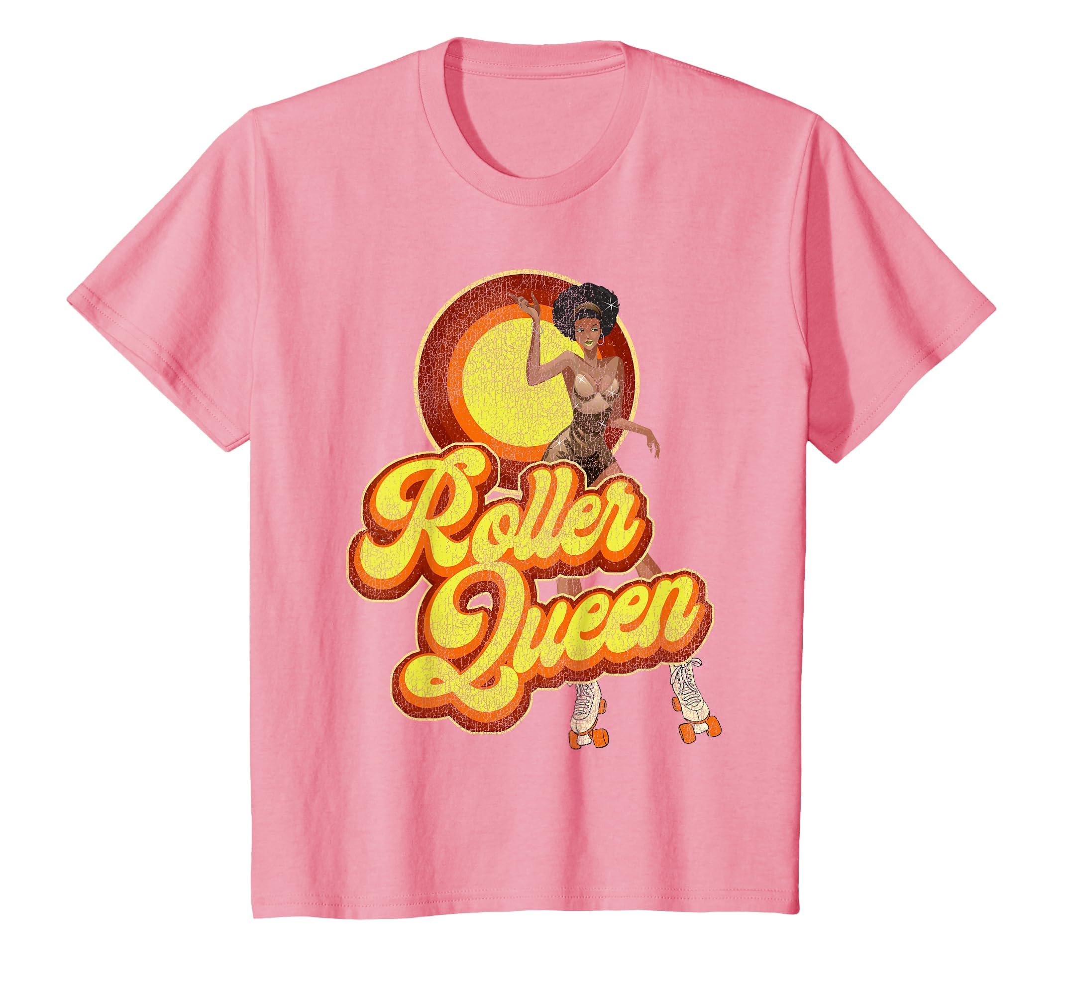Roller Skating Skate 1970S Afro T-Shirt - Minimalist Print Men Women - T-Shirt, Sweatshirt, Hoodie
