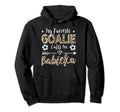 My Favorite Goalie Calls Me Babicka Hoodie - Aesthetic Graphic Unisex - T-Shirt, Sweatshirt, Hoodie