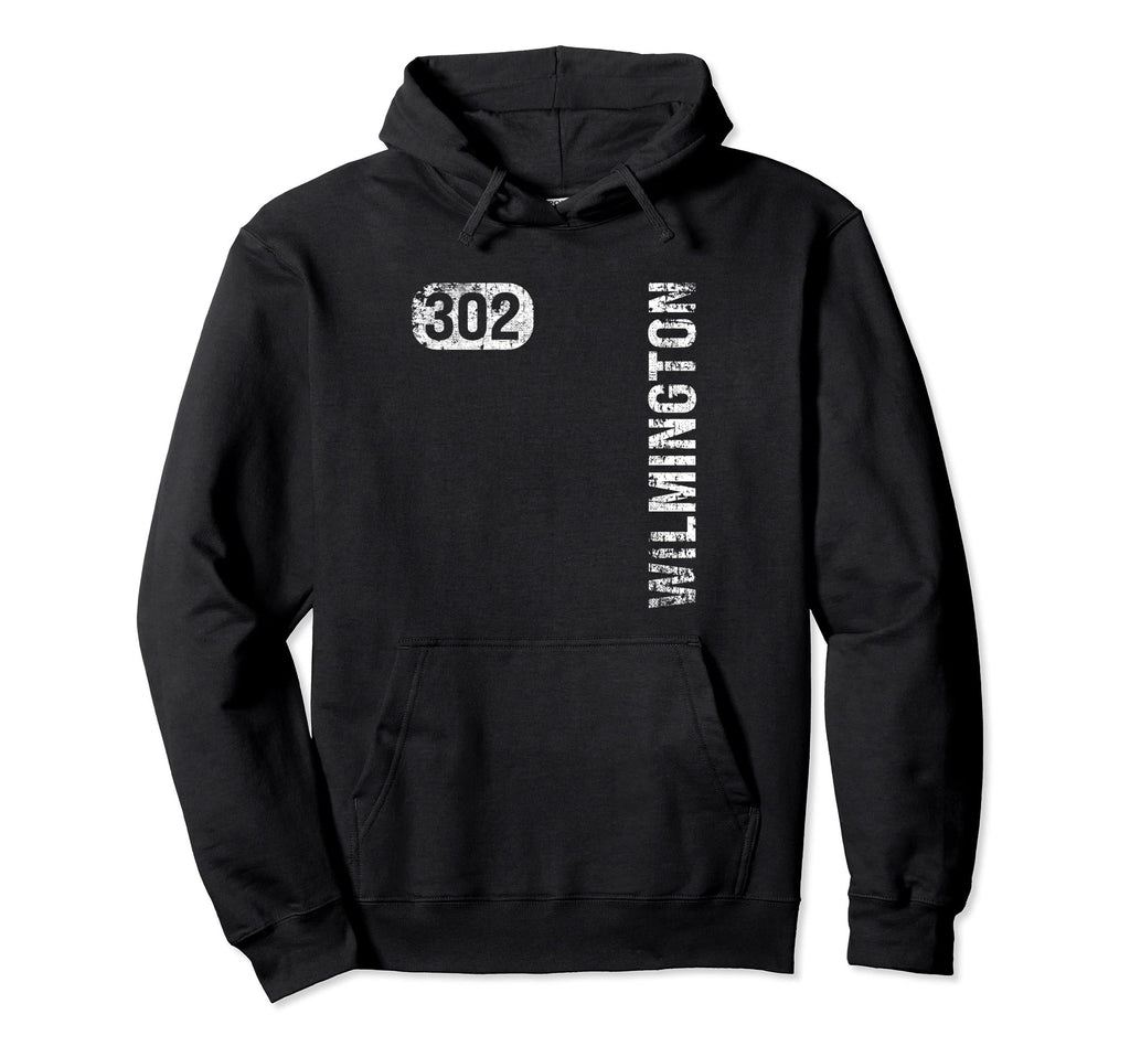 Wilmington Delaware 302 Area Code Hoodie - Novelty Apparel for Adults - T-Shirt, Sweatshirt, Hoodie