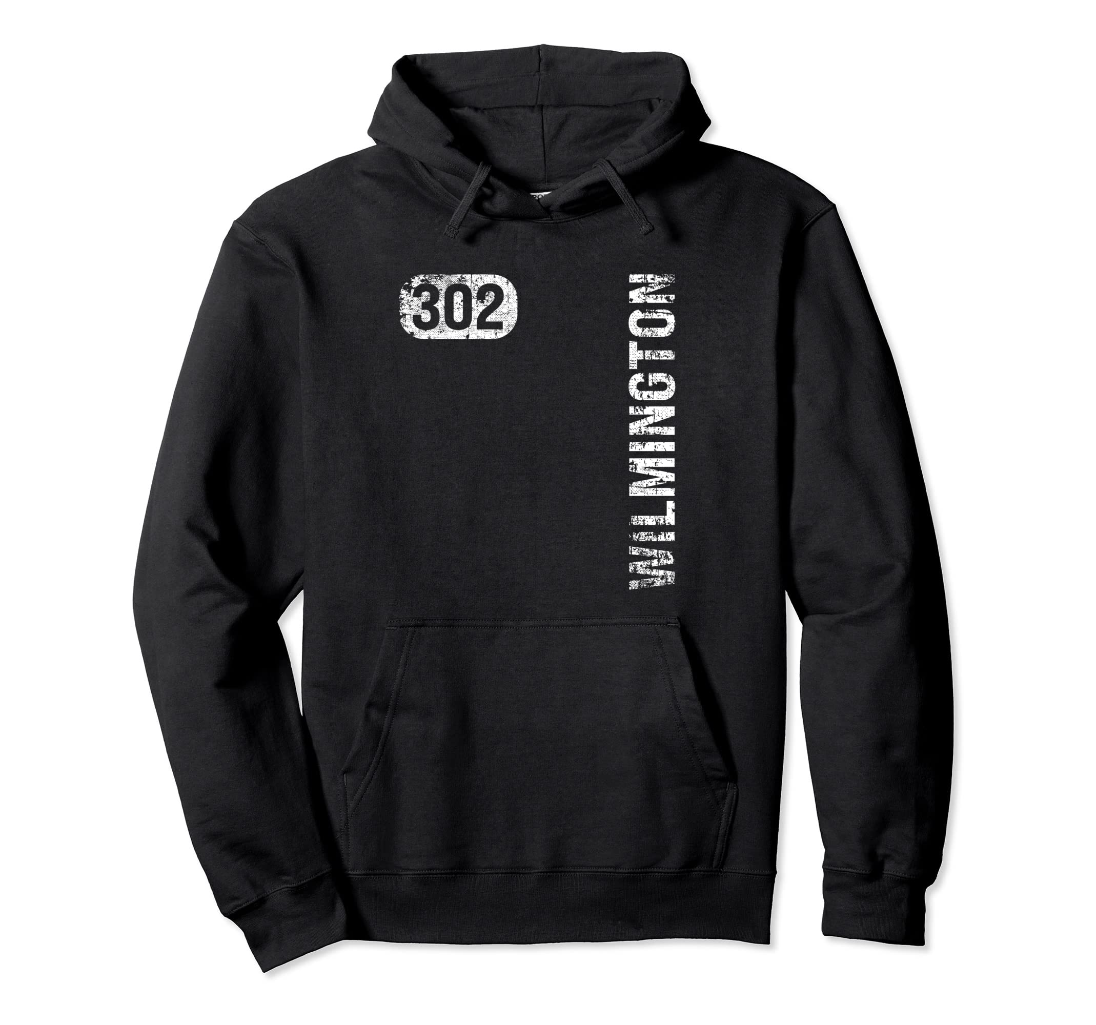 Wilmington Delaware 302 Area Code Hoodie - Novelty Apparel for Adults - T-Shirt, Sweatshirt, Hoodie