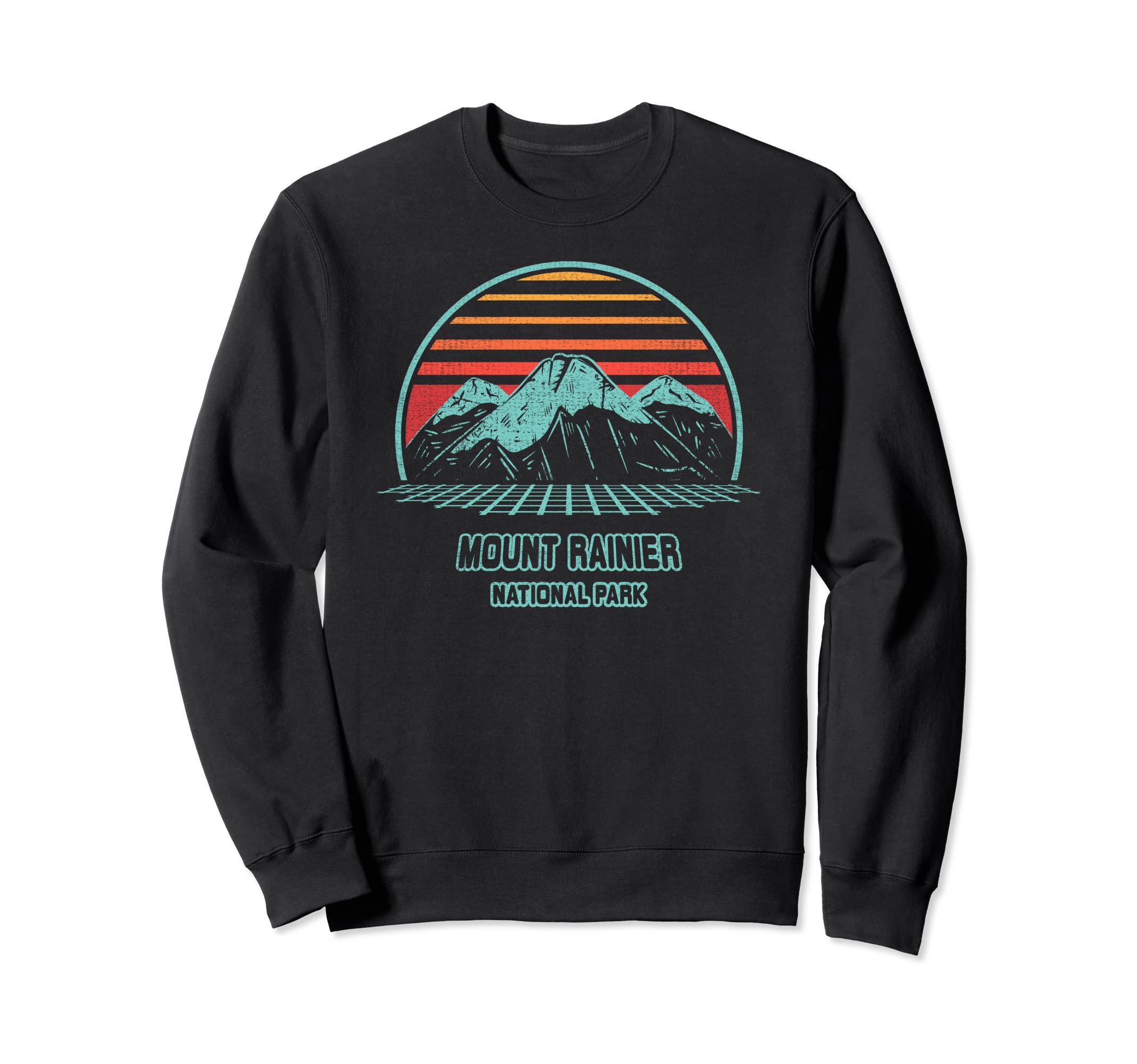 Mount Rainier National Park Sweatshirt - Minimalist Print for Adults - T-Shirt, Sweatshirt, Hoodie