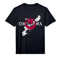 Okinawa Map And Flag Distressed Japan T-Shirt - Trendy Graphic Men Women - T-Shirt, Sweatshirt, Hoodie