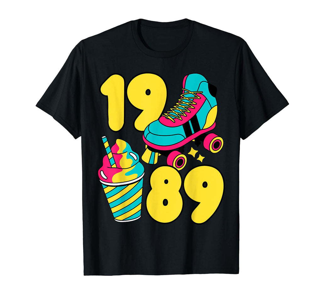 1989 Roller Skates Sweet Treats Summer T-Shirt - Graphic Print for Adults - T-Shirt, Sweatshirt, Hoodie
