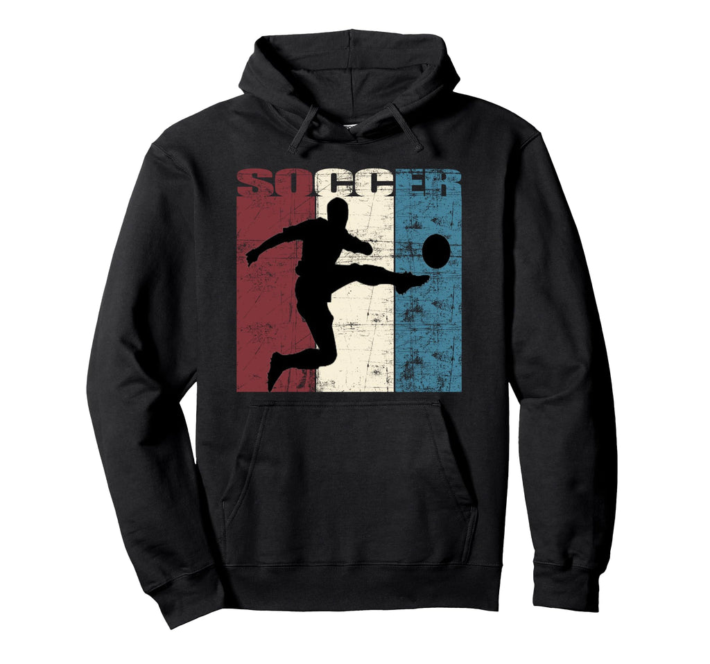 Soccer Player Distressed Football Hoodie - Streetwear Style for Adults - T-Shirt, Sweatshirt, Hoodie