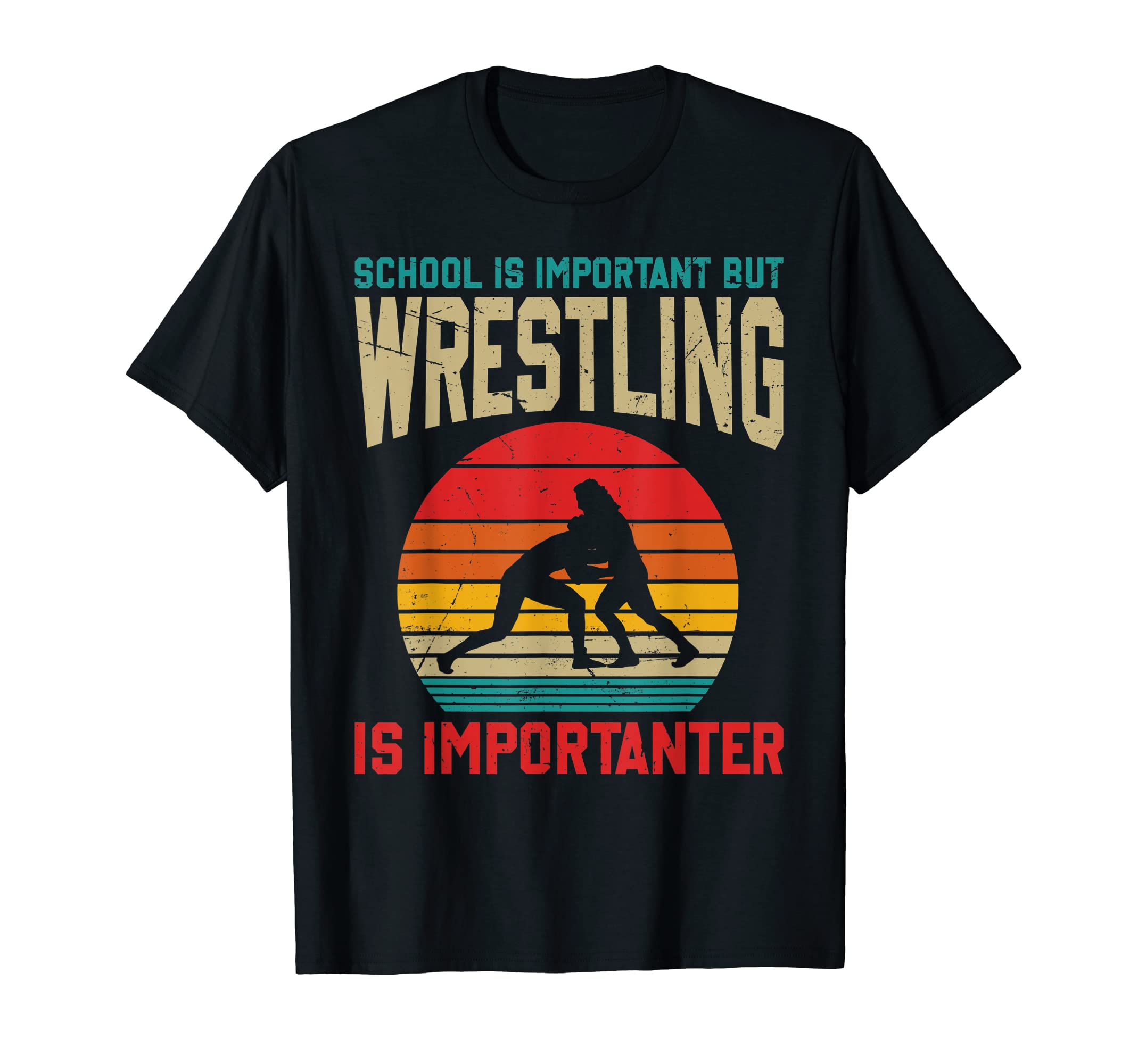 School Is Important Funny Wrestling Polo T-Shirt - Unique Graphic Men Women - T-Shirt, Sweatshirt, Hoodie