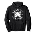 Hockey Goalie Be My Office Funny Ice Hoodie - Unique Graphic Men Women - T-Shirt, Sweatshirt, Hoodie