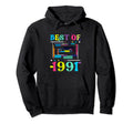 Best 1991 Birthday Birth Year Hoodie - Custom Art Print for Adults - T-Shirt, Sweatshirt, Hoodie