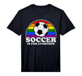 Soccer Is Everyone Lgbt Gay Pride T-Shirt - Custom Art Print Men Women - T-Shirt, Sweatshirt, Hoodie