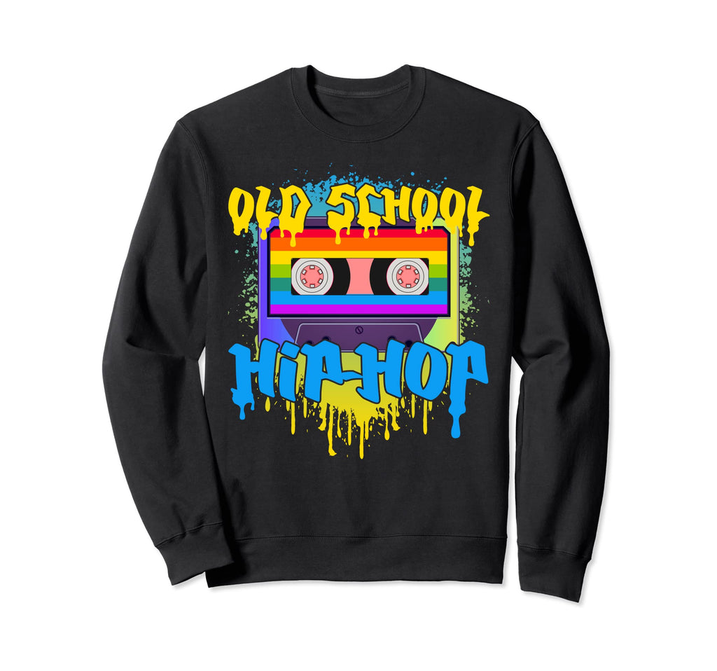 Old School Cassette Mixtape Hip Sweatshirt - Custom Art Print Men Women - T-Shirt, Sweatshirt, Hoodie