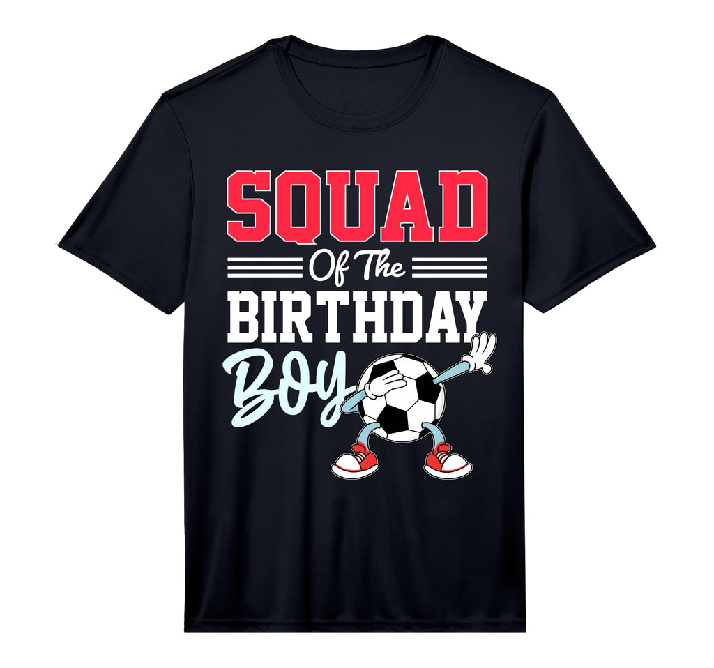 Squad Birthday Soccer Friends Party T-Shirt - Custom Art Print Unisex - T-Shirt, Sweatshirt, Hoodie
