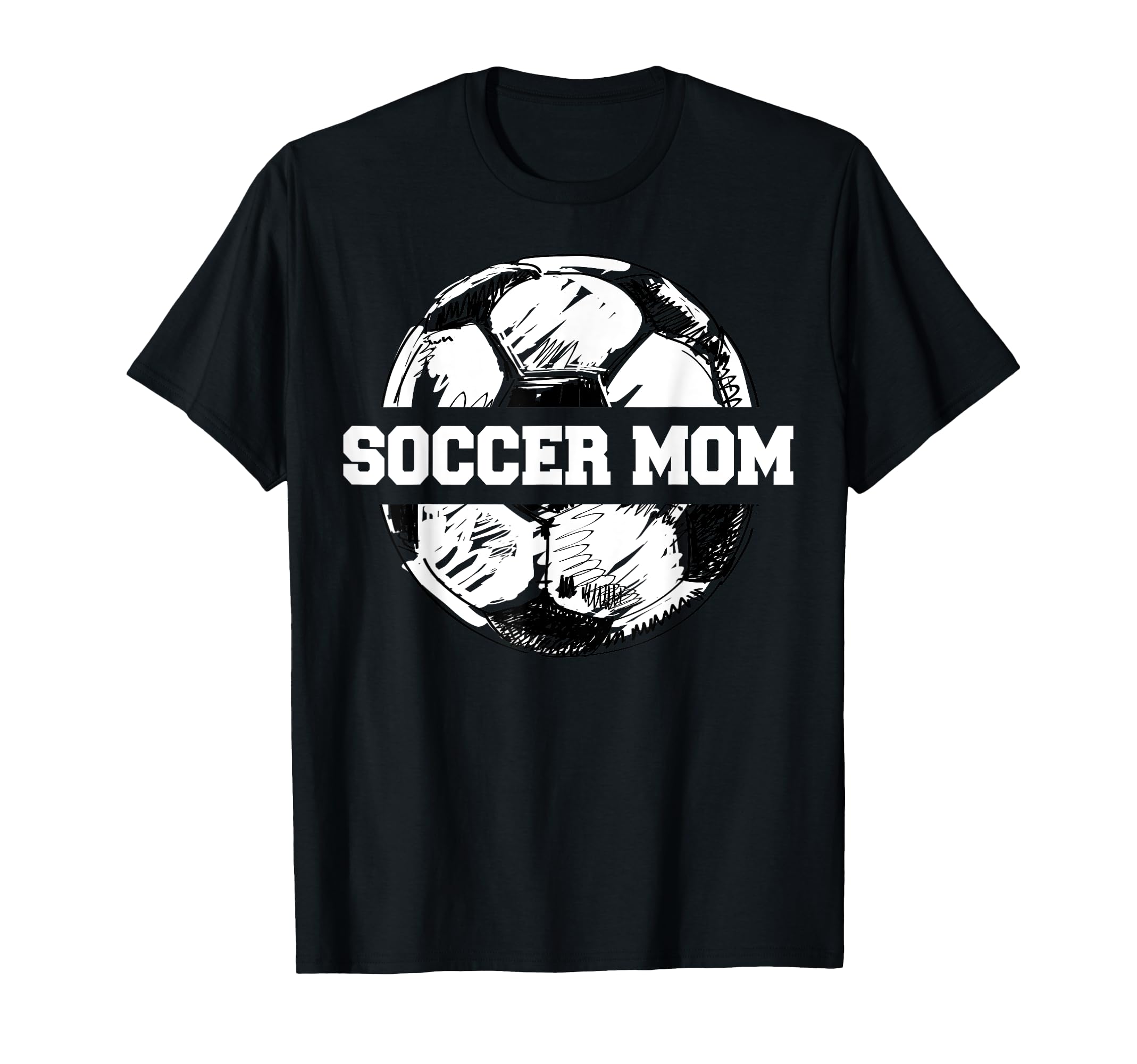 Soccer Mom Funny Soccer Ball Split T-Shirt - Streetwear Style for Adults - T-Shirt, Sweatshirt, Hoodie