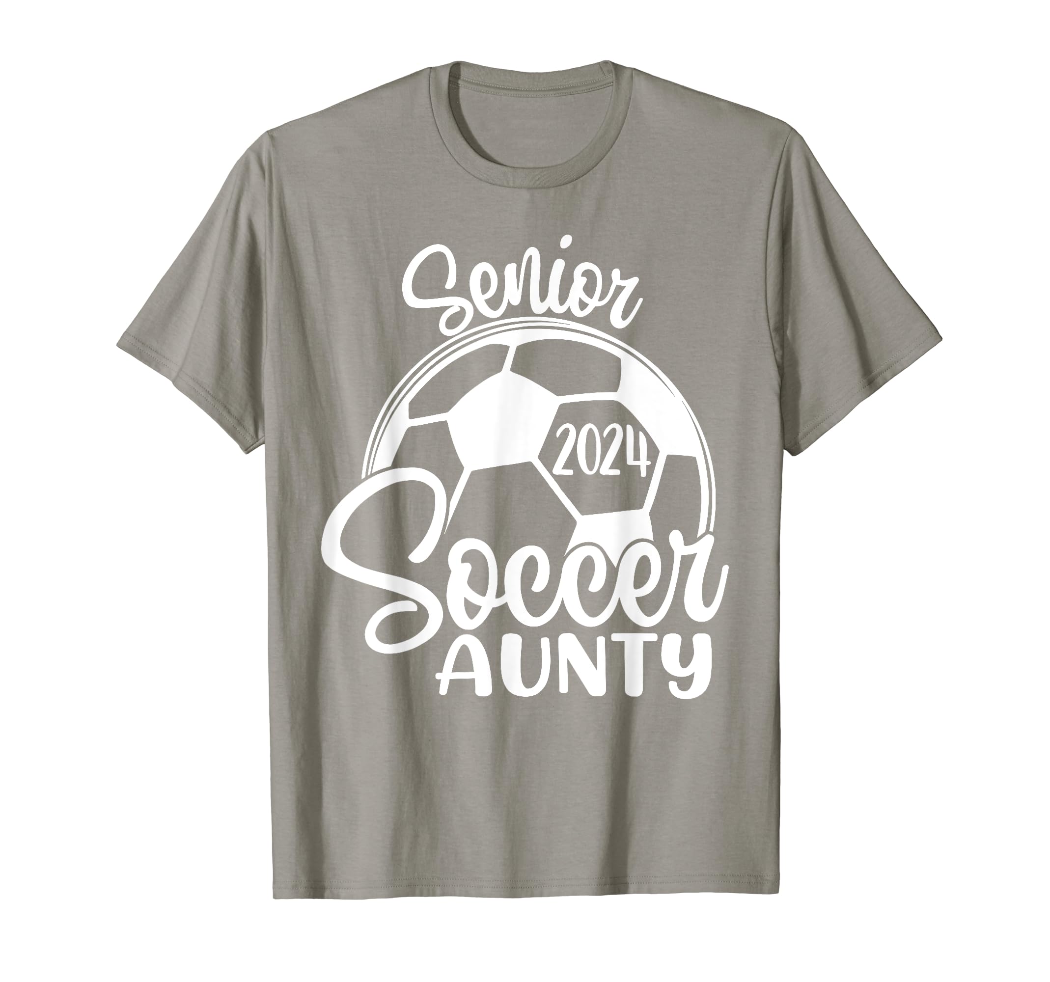 Senior Soccer Aunty 2024 Class 2024 T-Shirt - Unique Graphic for Adults - T-Shirt, Sweatshirt, Hoodie