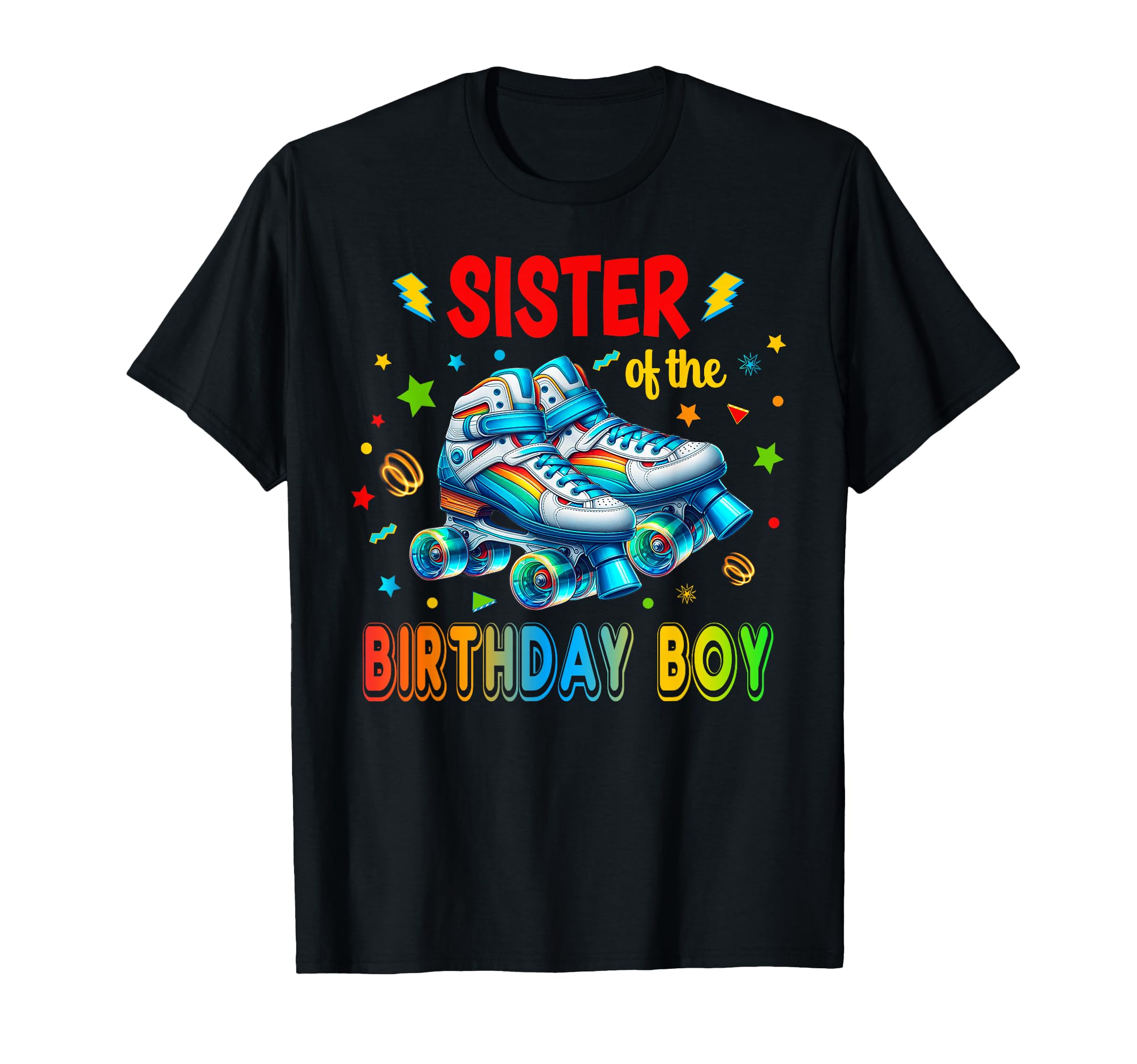 Roller Skates Birthday Party Skating T-Shirt - Unique Graphic Unisex - T-Shirt, Sweatshirt, Hoodie