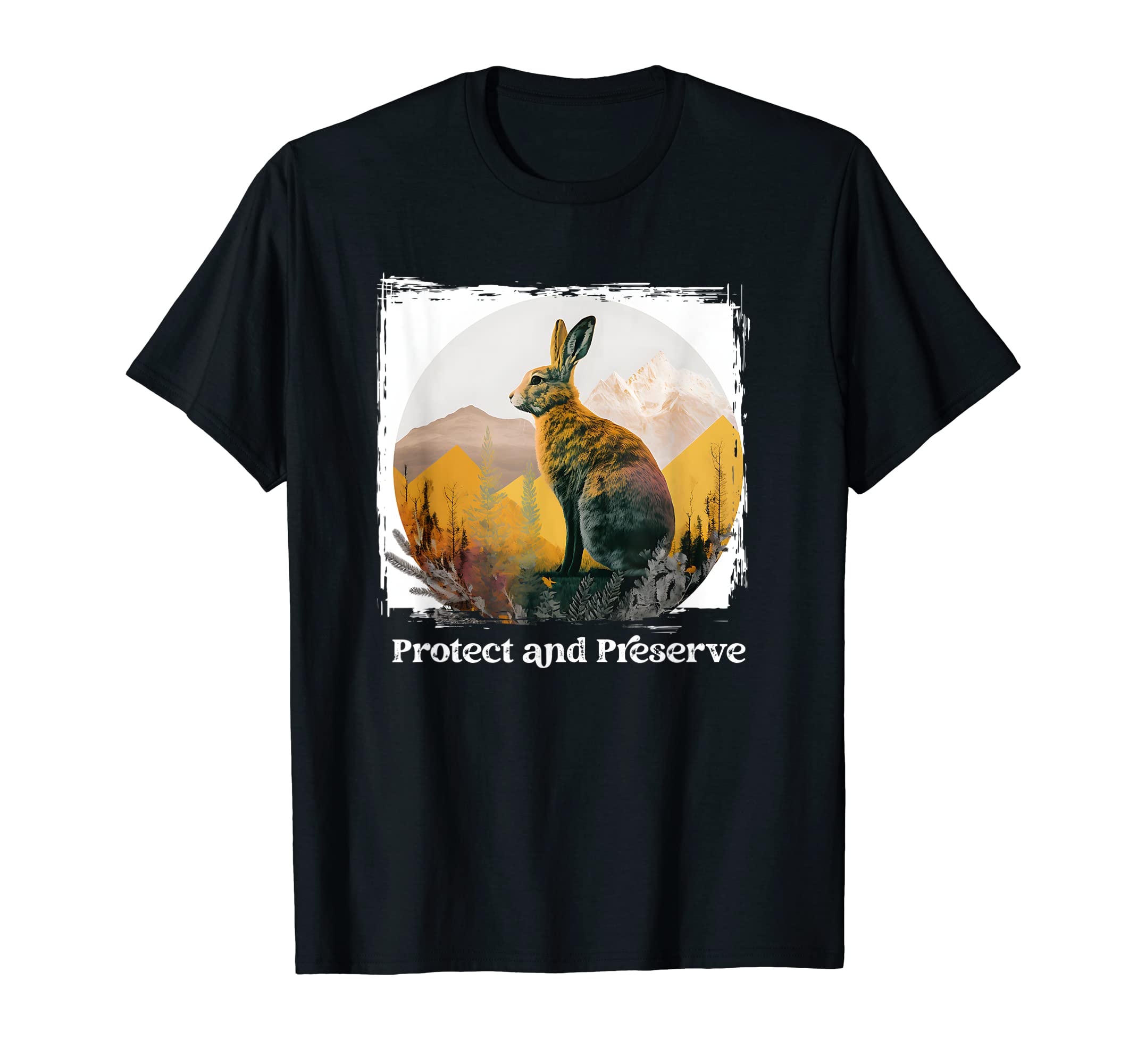 Preserve Protect National Park Rabbit T-Shirt - Unique Graphic for Adults - T-Shirt, Sweatshirt, Hoodie