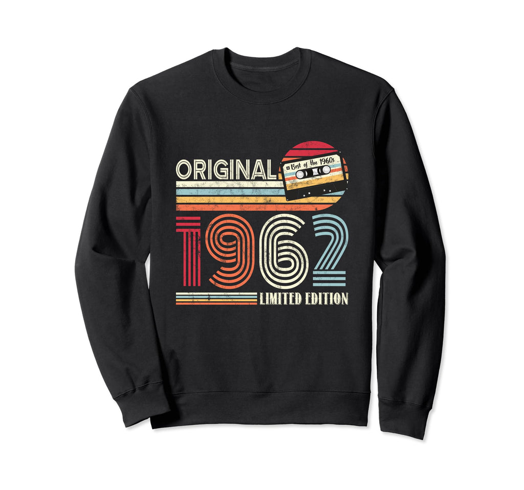 Original 1962 Birthday Guitar Sweatshirt - Casual Everyday Wear Unisex - T-Shirt, Sweatshirt, Hoodie