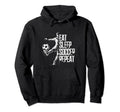 Eat Sleep Soccer Repeat Soccer Player Hoodie - Graphic Print Men Women - T-Shirt, Sweatshirt, Hoodie