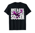 Just Who Loves Soccer Teen Soccer T-Shirt - Custom Art Print Men Women - T-Shirt, Sweatshirt, Hoodie
