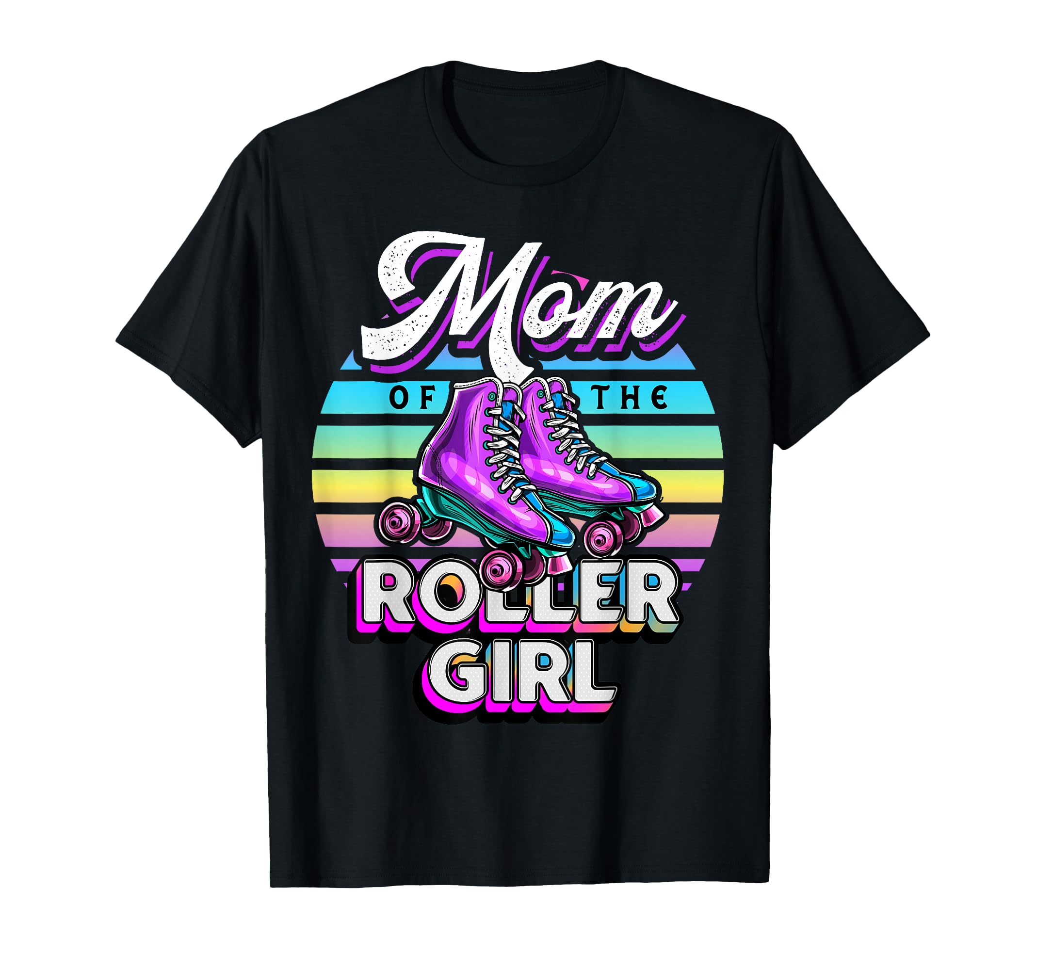 Mom Roller Roller Skating Birthday T-Shirt - Custom Art Print for Adults - T-Shirt, Sweatshirt, Hoodie