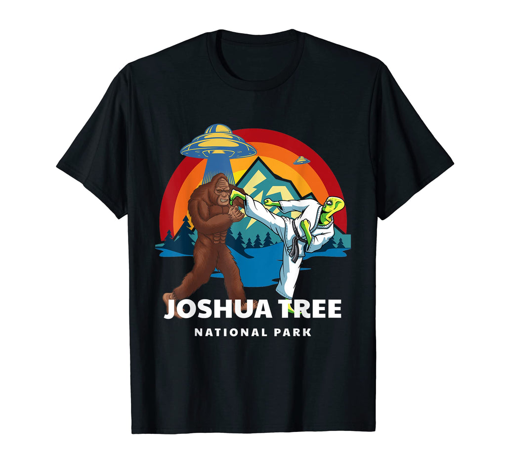 Joshua Tree National Park Bigfoot Alien T-Shirt - Unique Graphic Men Women - T-Shirt, Sweatshirt, Hoodie
