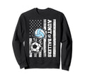 Aunt Ballers Funny Usa Flag Soccer Sweatshirt - Streetwear Style Unisex - T-Shirt, Sweatshirt, Hoodie