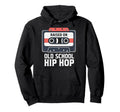 Raised Old School Hip Hop Cassette Hoodie - Unique Graphic Men Women - T-Shirt, Sweatshirt, Hoodie
