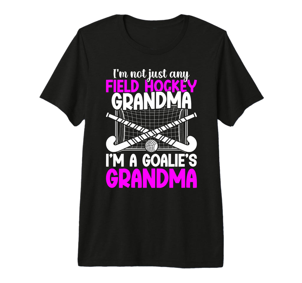 Field Hockey Goalie Grandma Field T-Shirt - Custom Art Print Men Women - T-Shirt, Sweatshirt, Hoodie