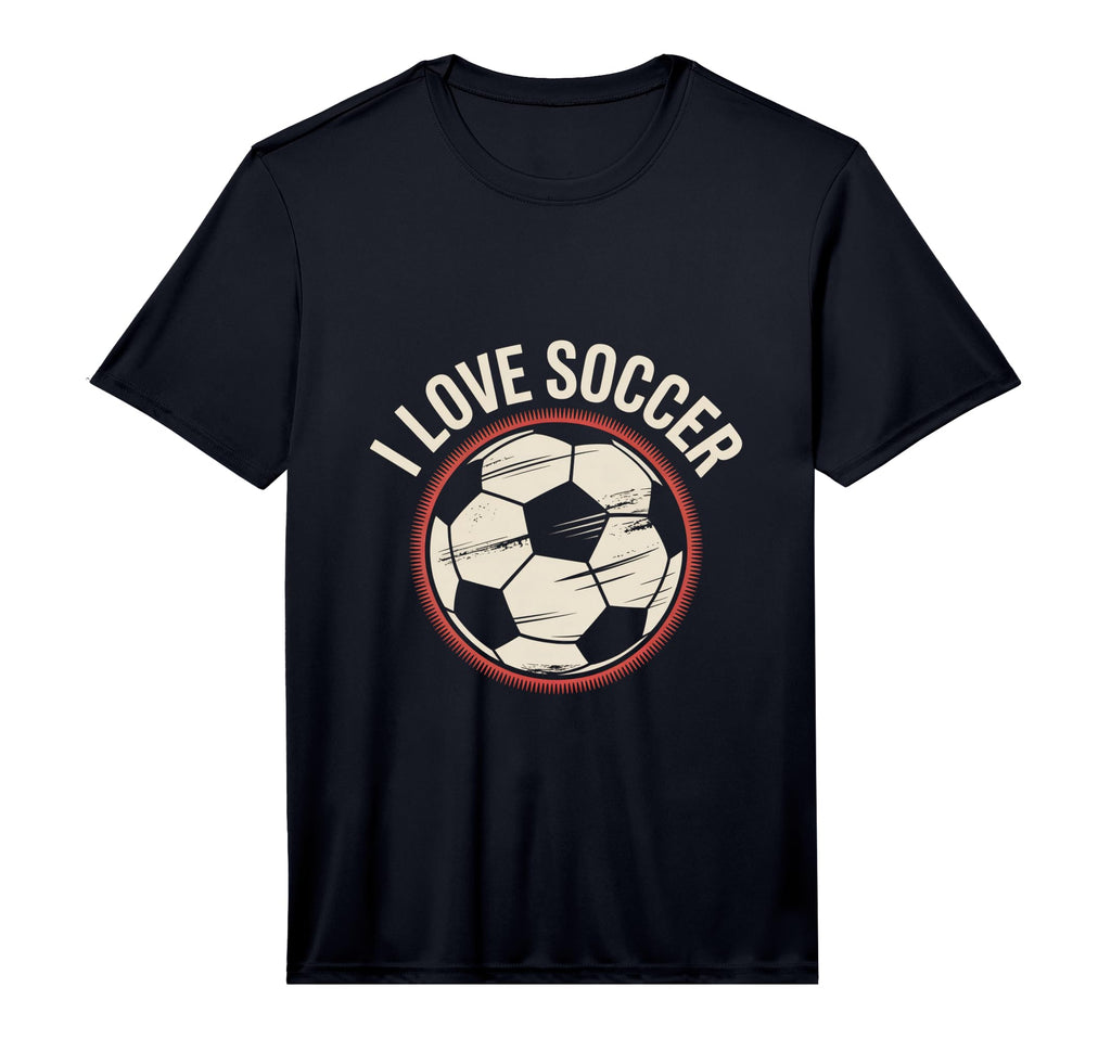 Mens I Love Soccer Football T-Shirt - Casual Everyday Wear Men Women - T-Shirt, Sweatshirt, Hoodie