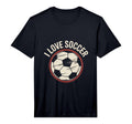Mens I Love Soccer Football T-Shirt - Casual Everyday Wear Men Women - T-Shirt, Sweatshirt, Hoodie
